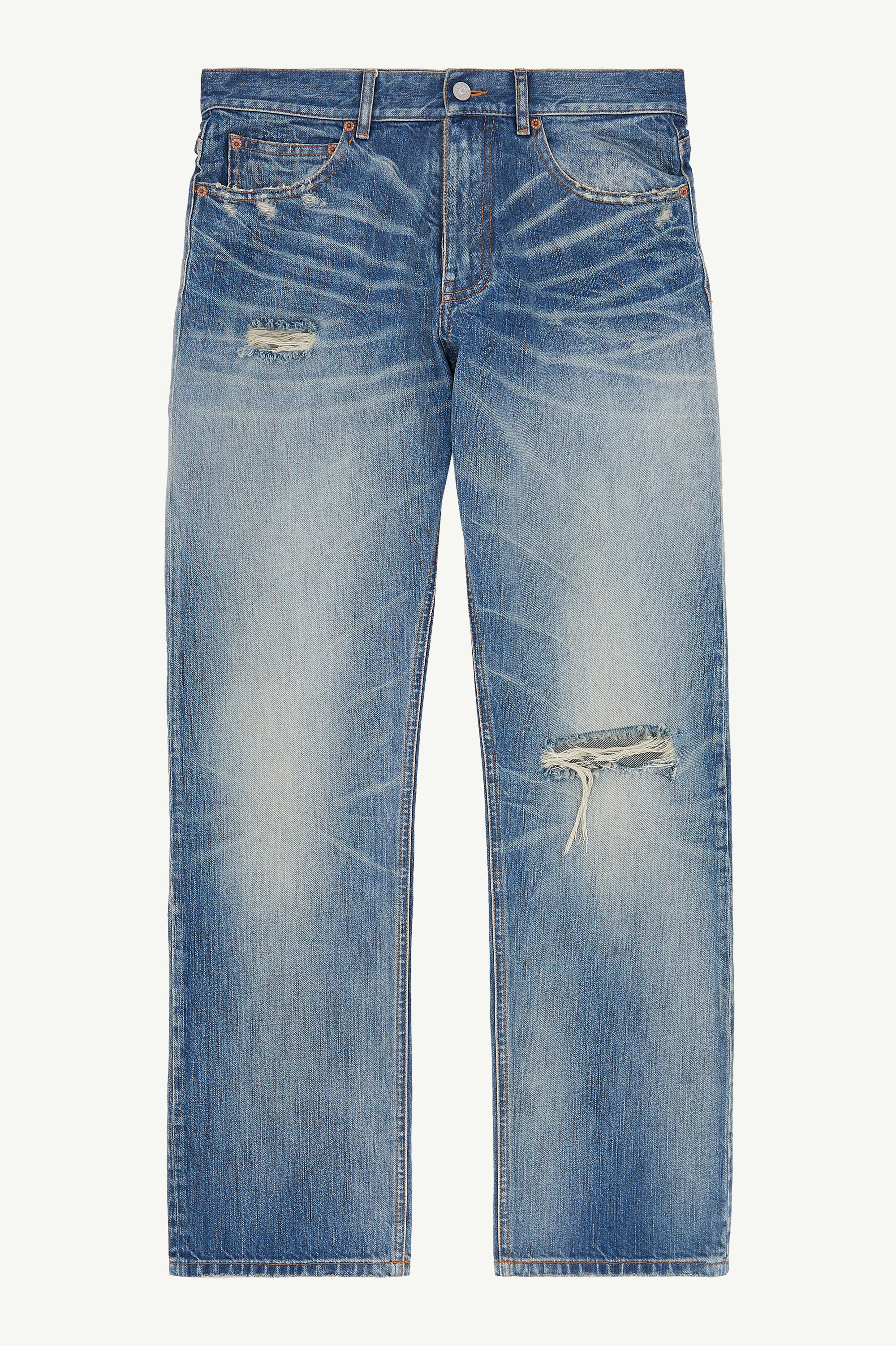 希少*マルタン マルジェラ distressed jeans ジーンズ・ボトムス Maison Margiela - Distressed Jeans | HBX