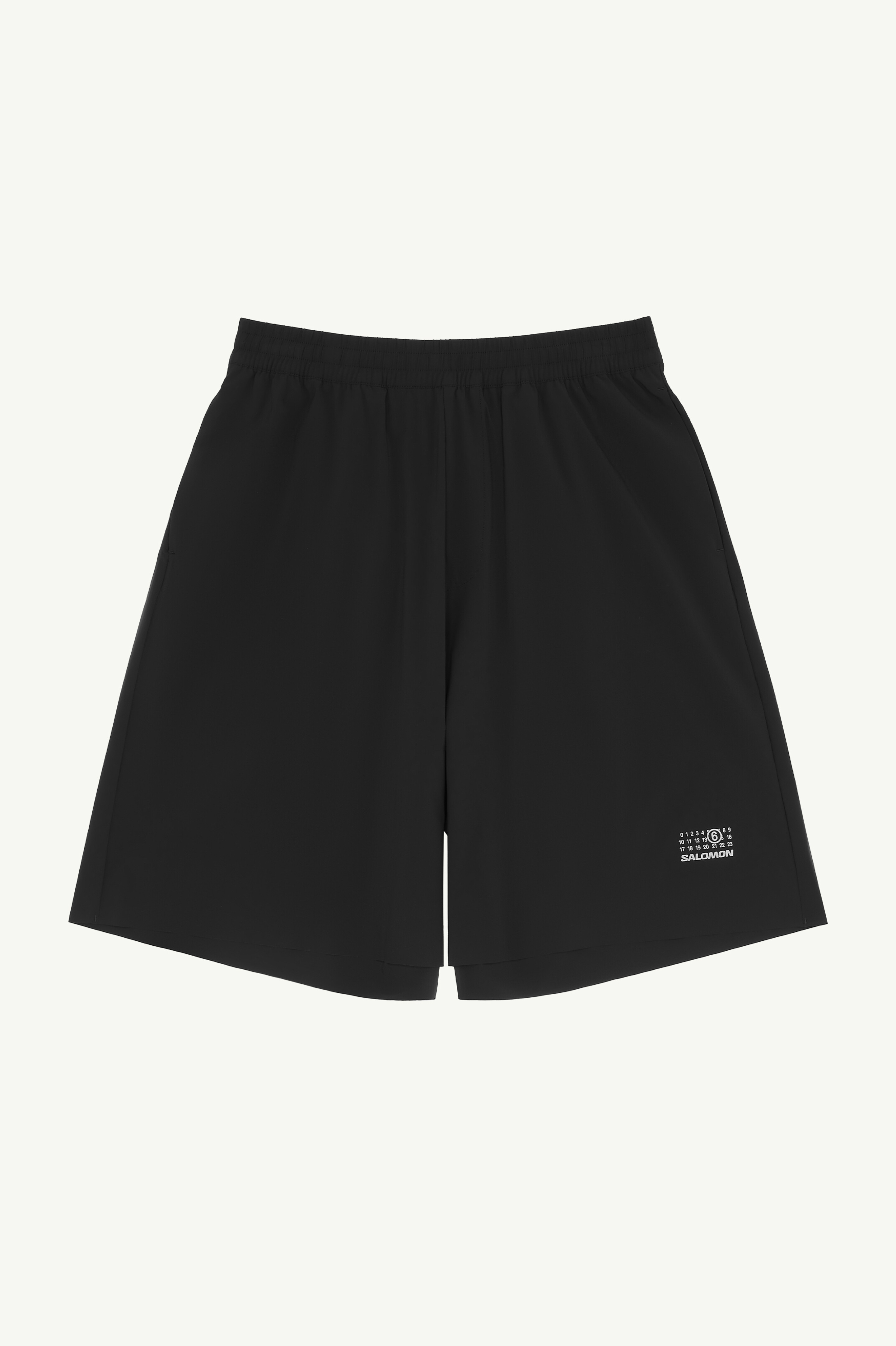 Black Regular-wasted Shorts MM6 x Salomon | MM6