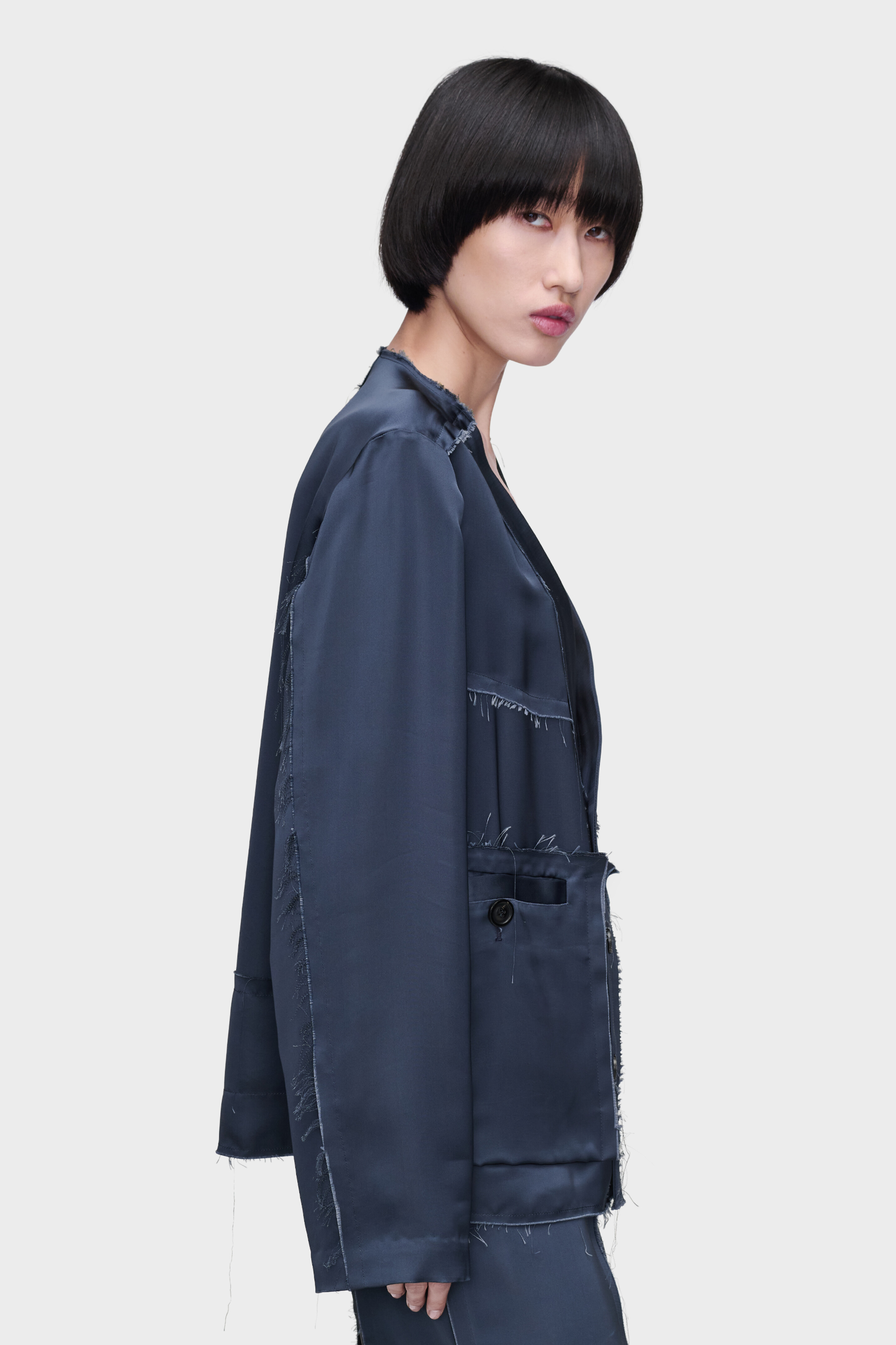 Patchwork Satin Jacket 3