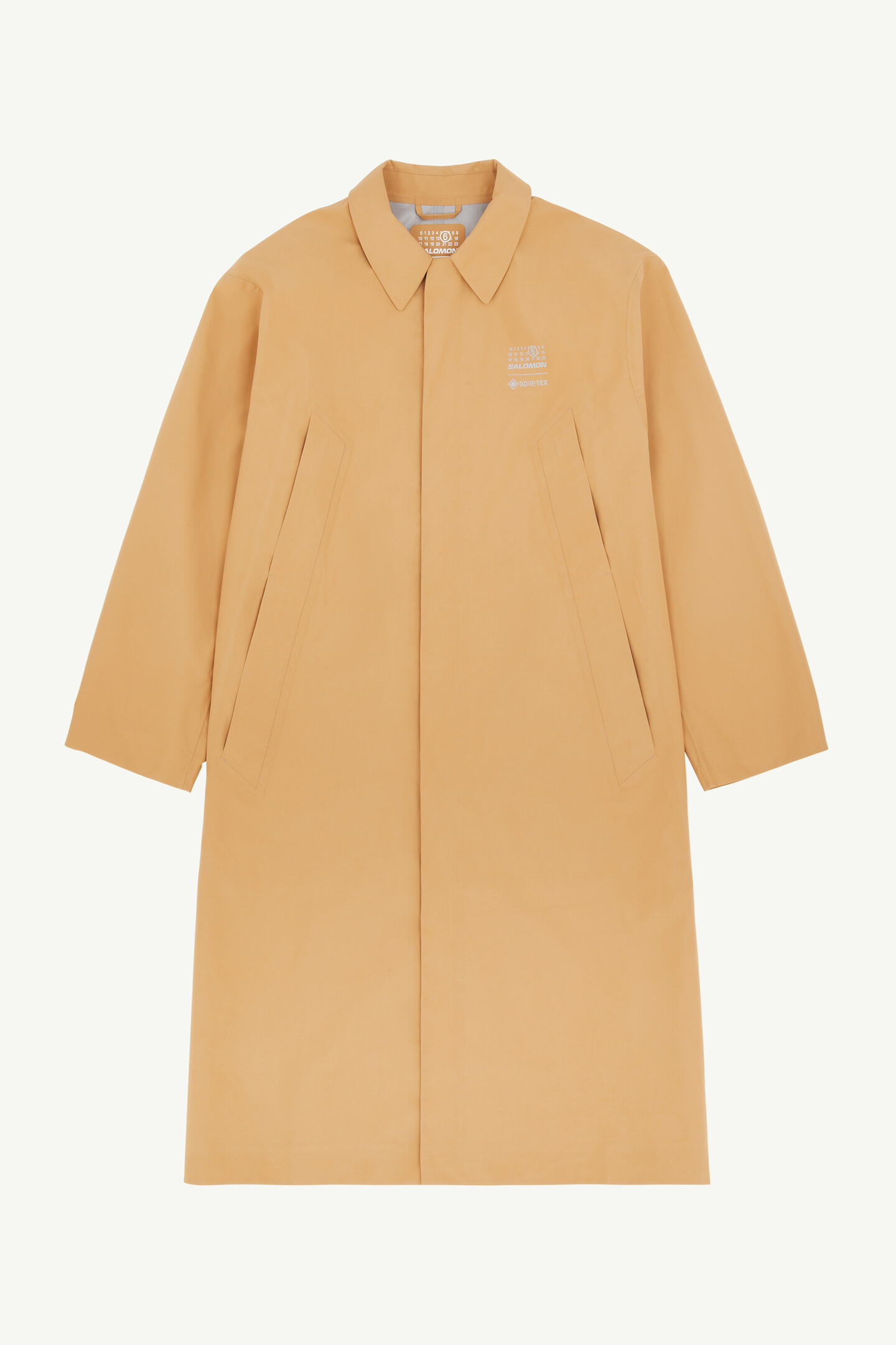 Beige Oversized Trench MM6 x Salomon | MM6