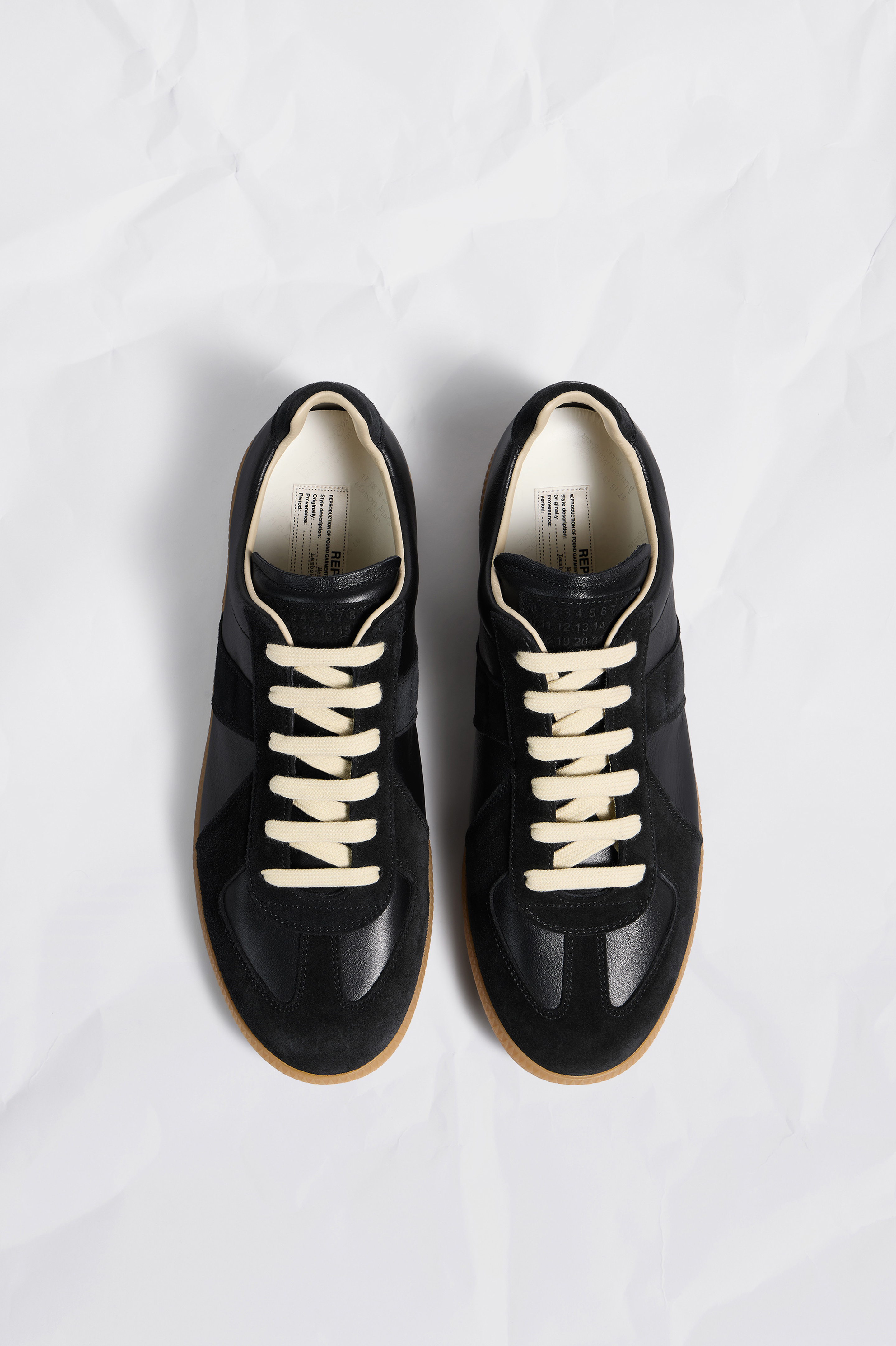 Black Replica sneakers | Maison Margiela Official