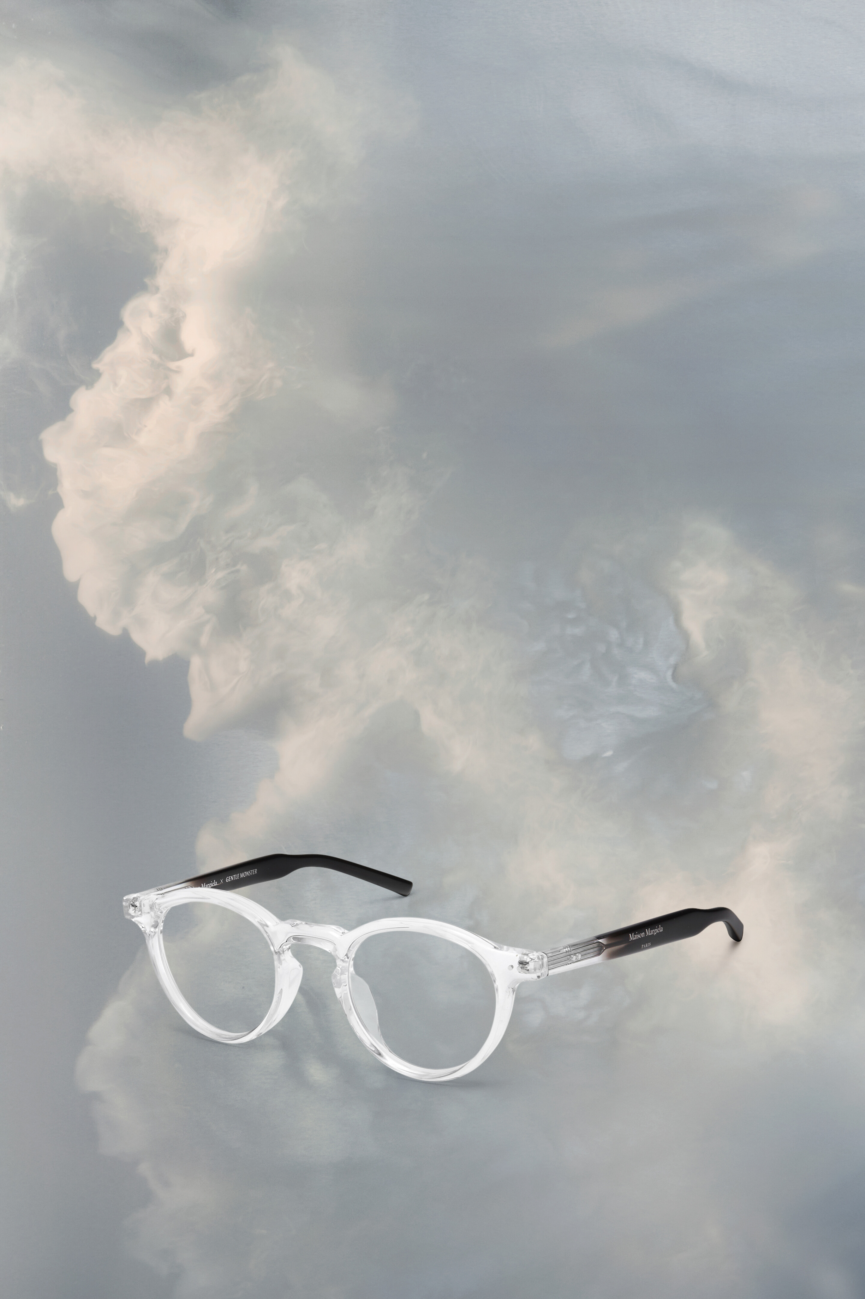 GENTLE MONSTER MM-116 ブラック ラウンドサングラス Maison Margiela - MM116 01 | Gentle Monster