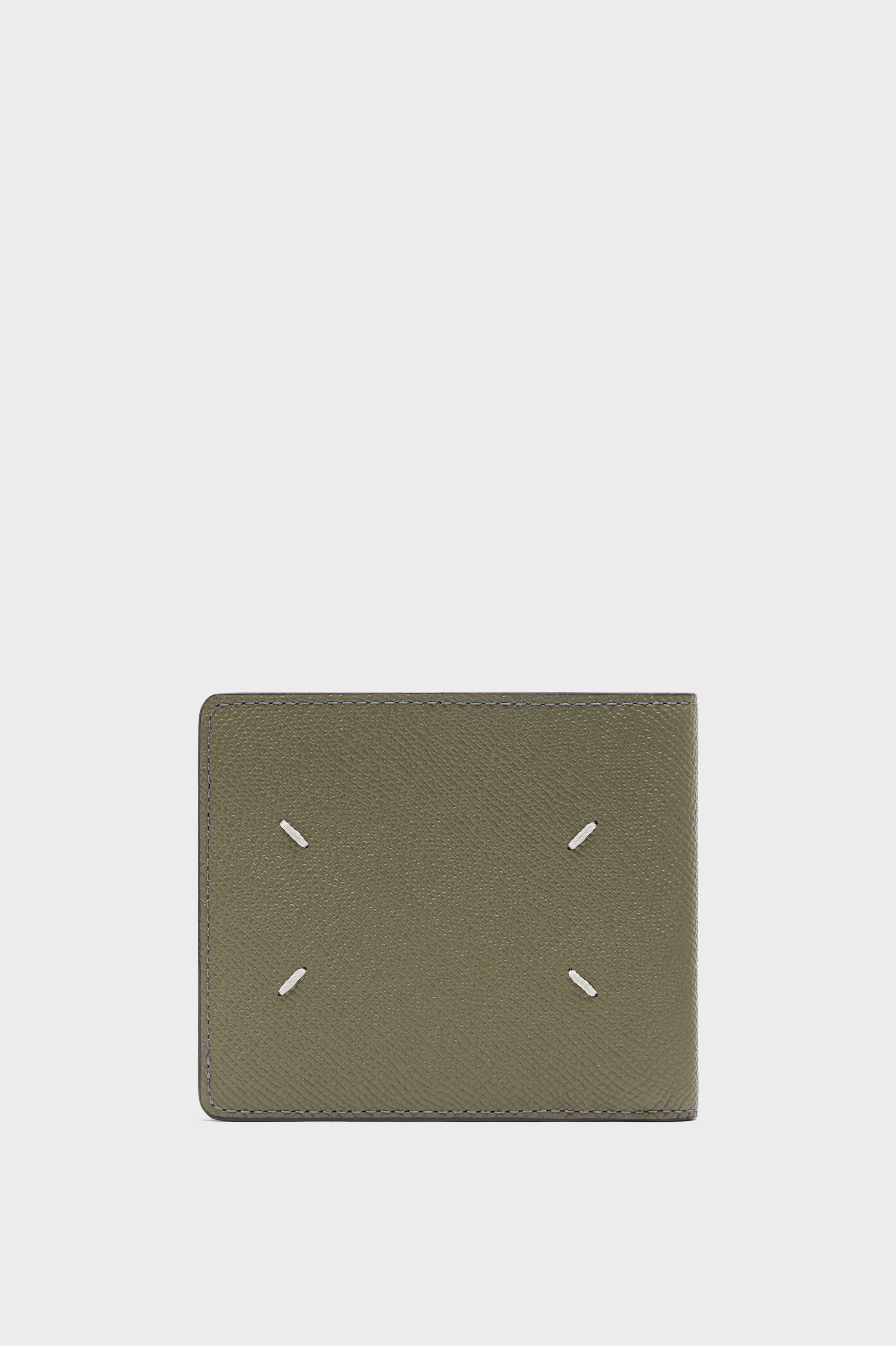 Yellow Leather Four Stitches Cardholder | Maison Margiela