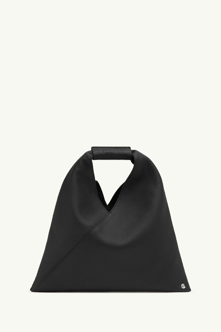 Black Leather Japanese Bag Mini | MM6