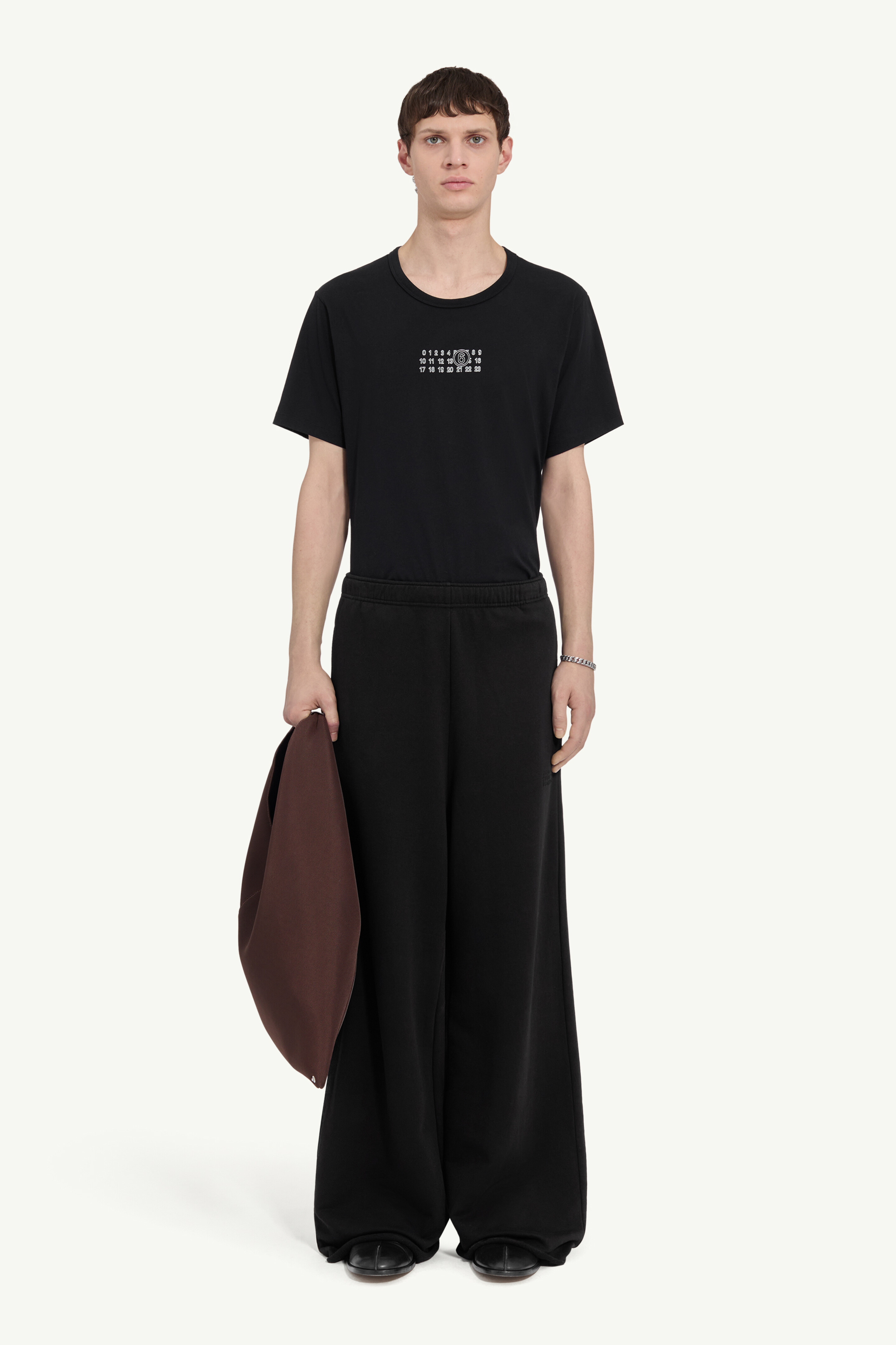 Black Jersey trousers | MM6 Official