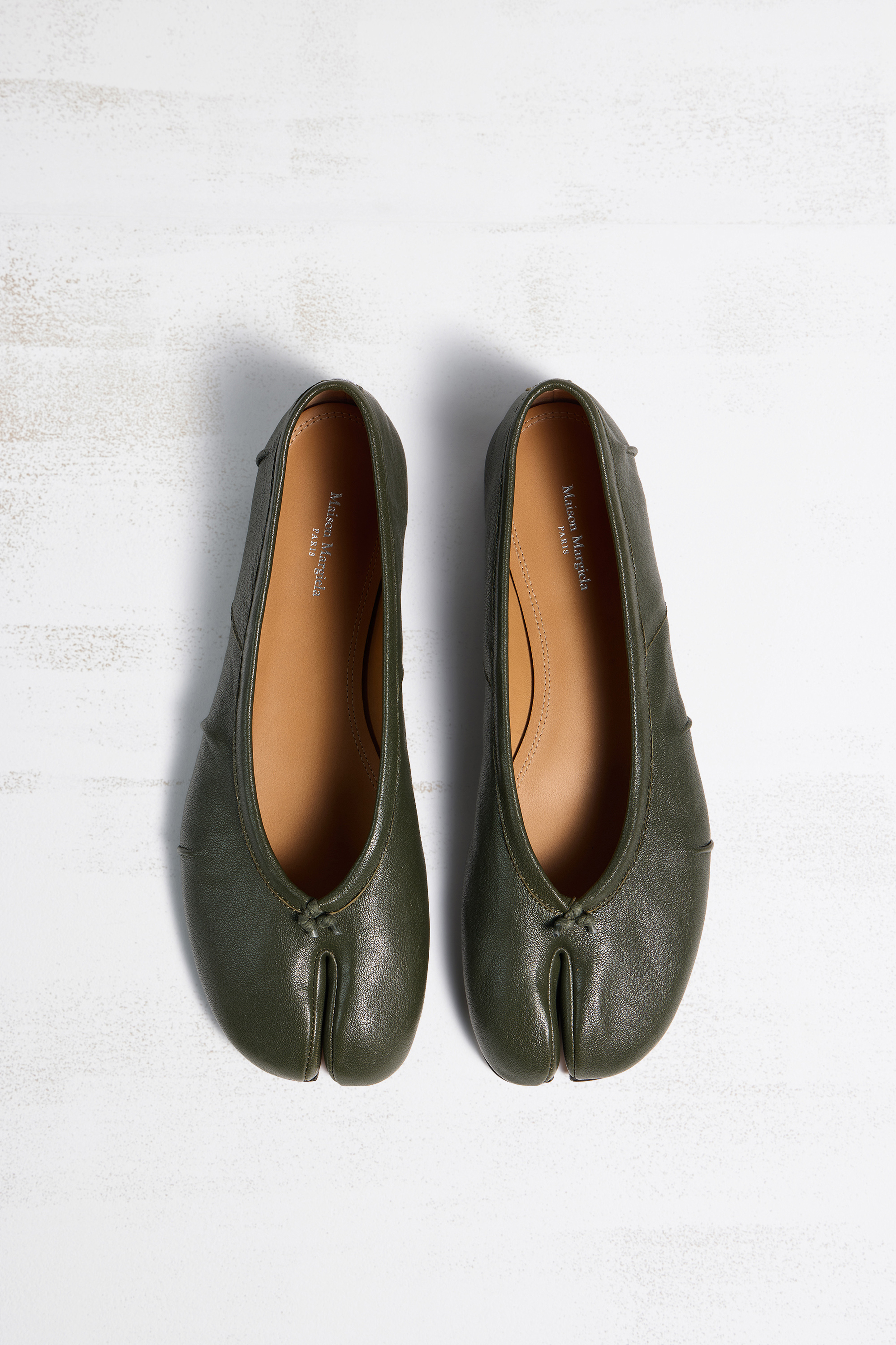 Military Green Tabi Ballerina | Maison Margiela Official