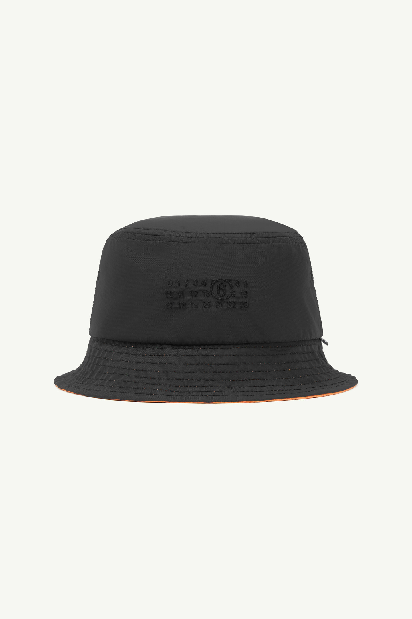 Black Nylon bucket hat | MM6 Official