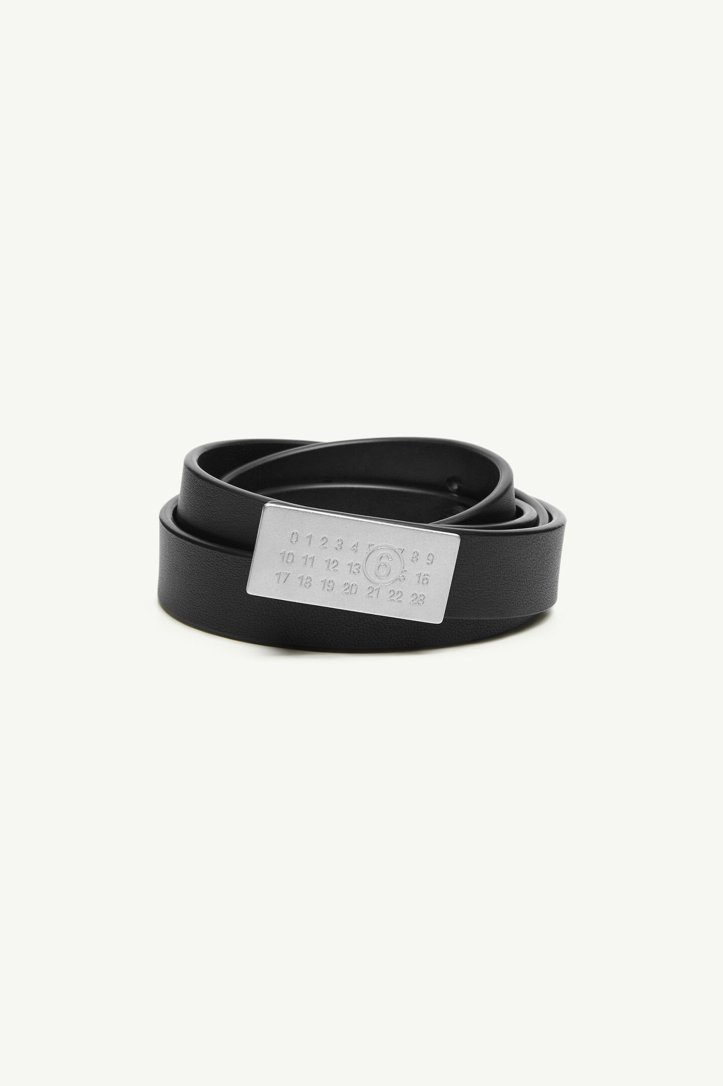 Black Calf Leather Belt | Maison Margiela