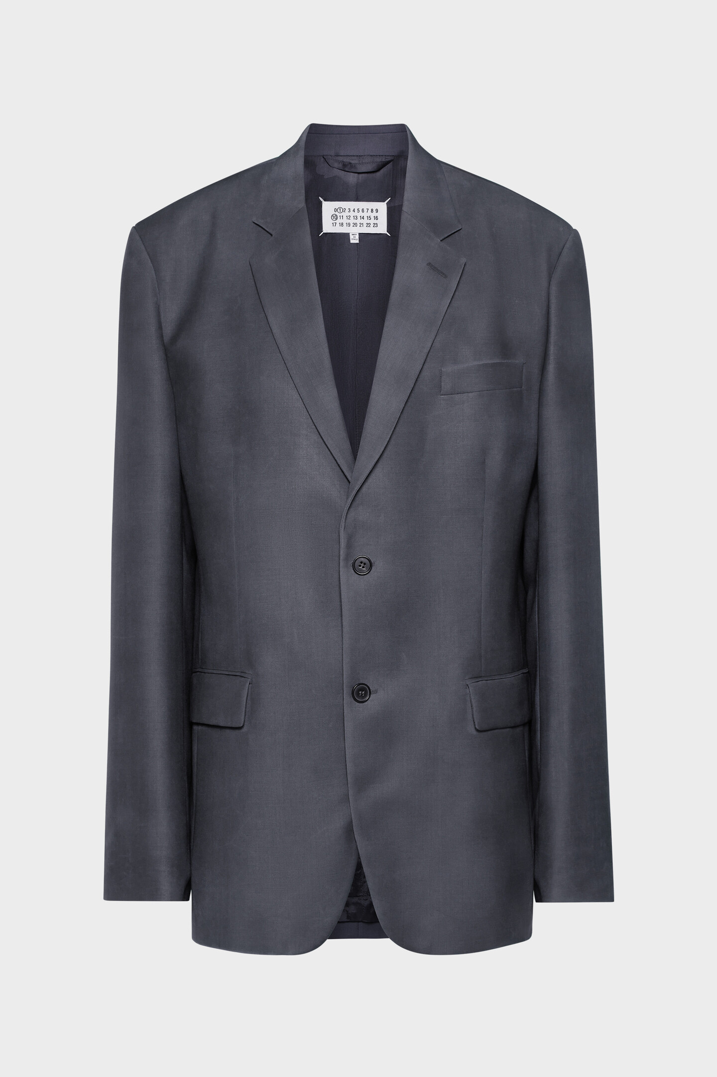 Dark avion Mohair Wool Suit Jacket | Maison Margiela Official