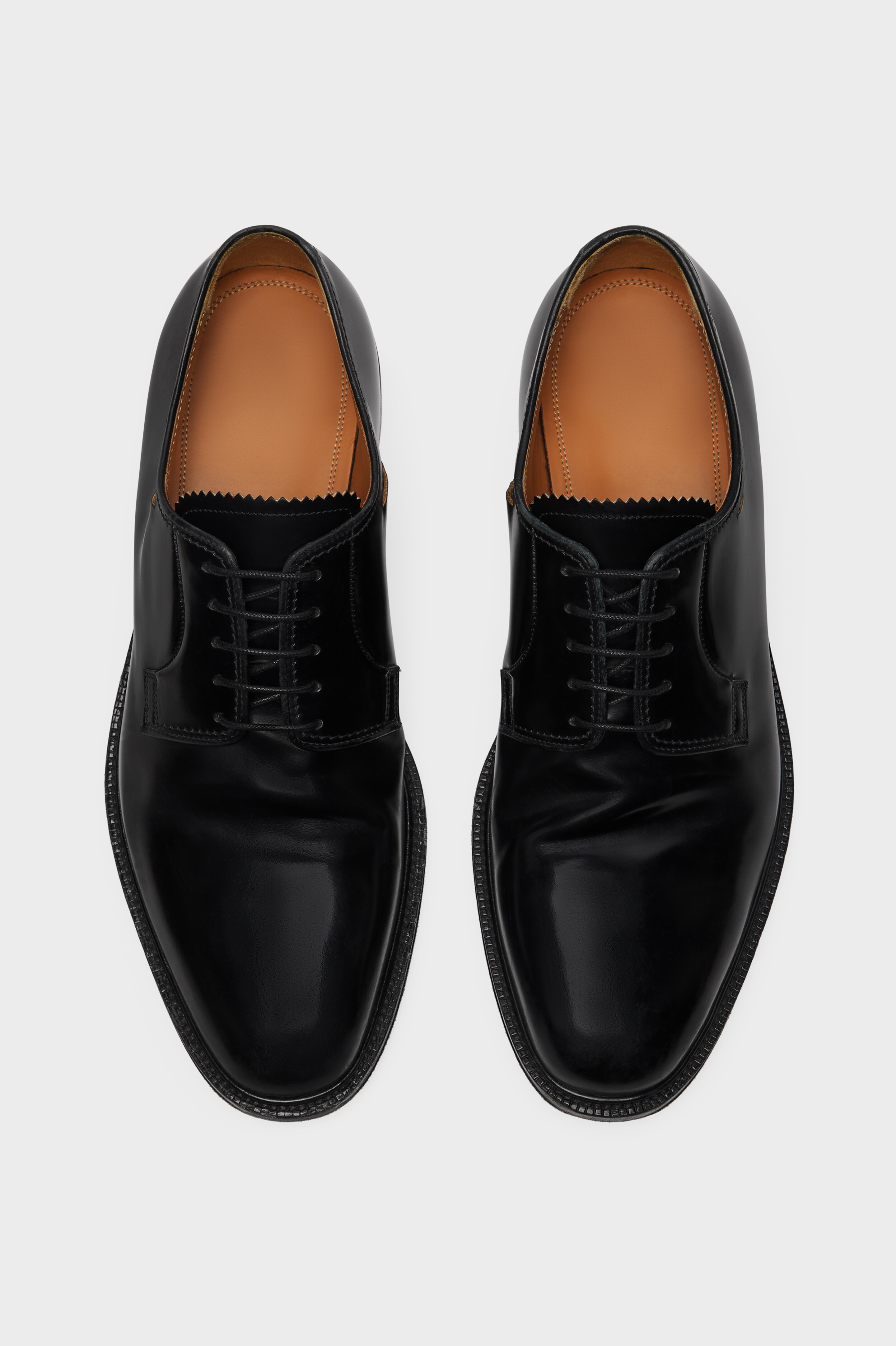 Men's Black Leather Loved To Death Derbies | Maison Margiela