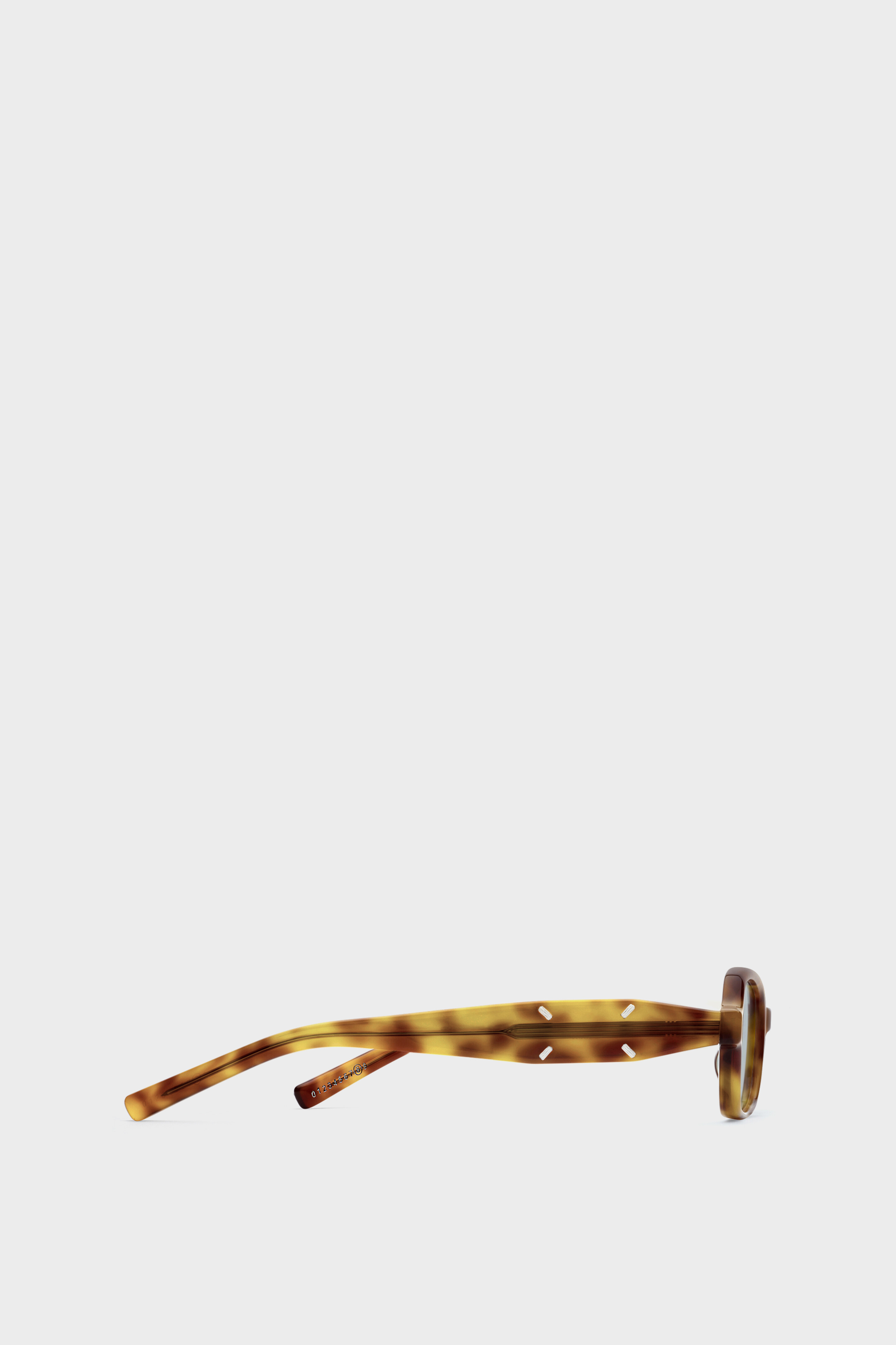 Leopard Print Rectangular Sunglasses | Maison Margiela x Gentle 