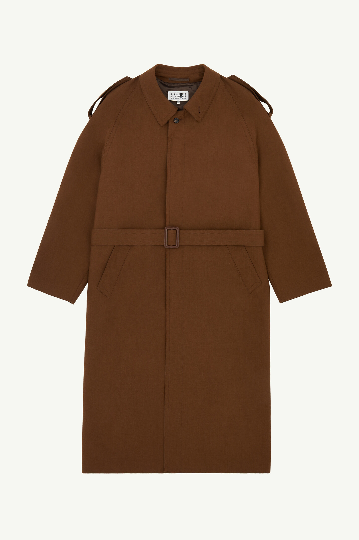 Men's Pure Wool Trench Coat | MM6