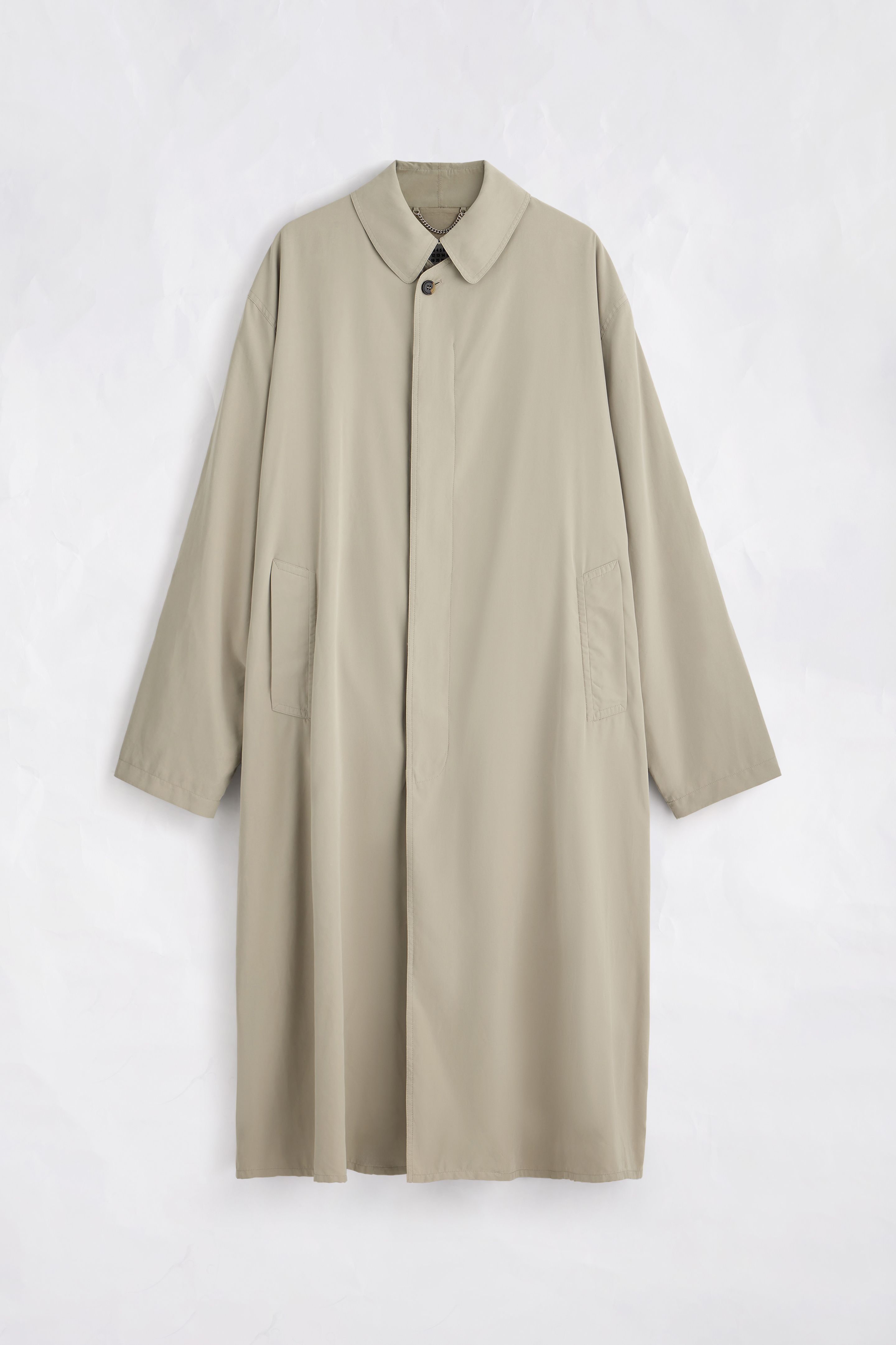 Maison Margiela 23AW ピーチコットントレンチコート 38 ピーチドコットントレンチコート イエロー | Maison Margiela公式