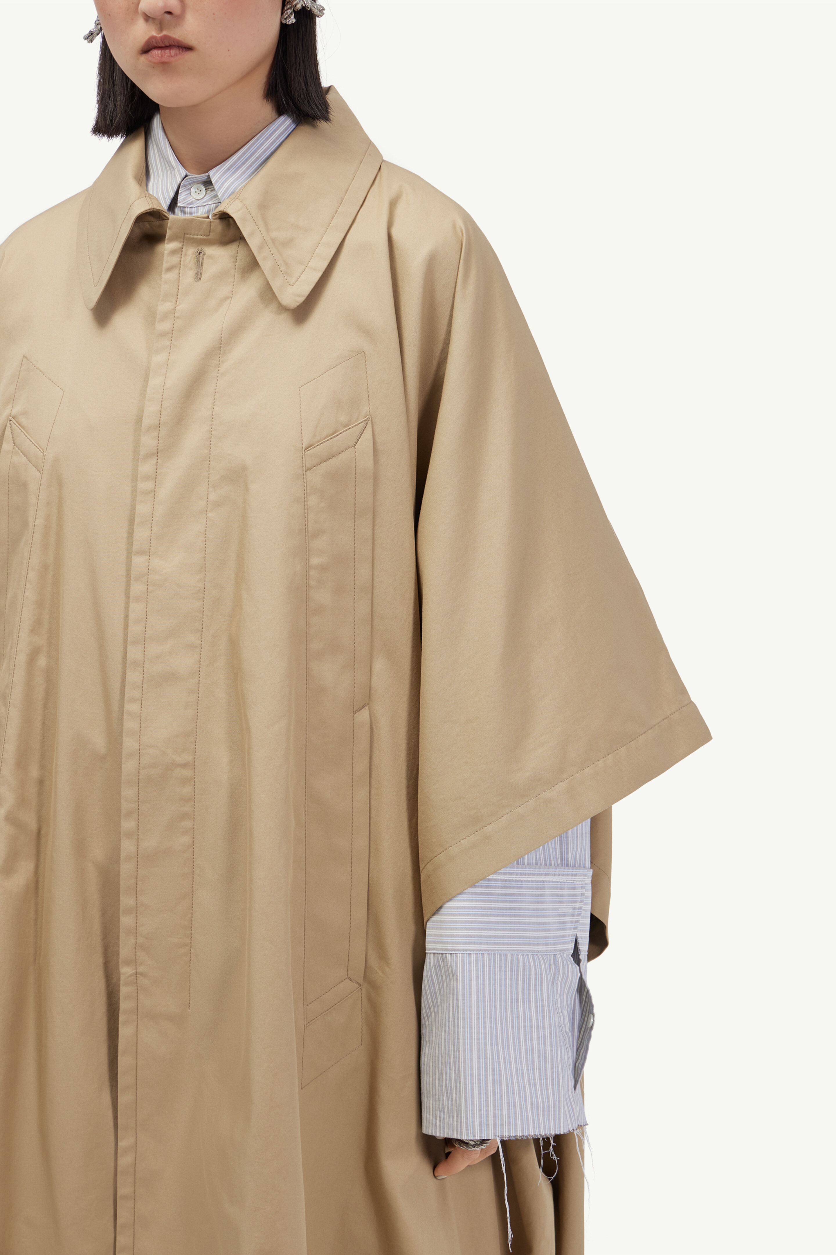 MM6 Maison Margiela ベージュ ピーコート　タグ付き MM6 ピーコート pコート Maison Margiela(エムエムシックス メゾン