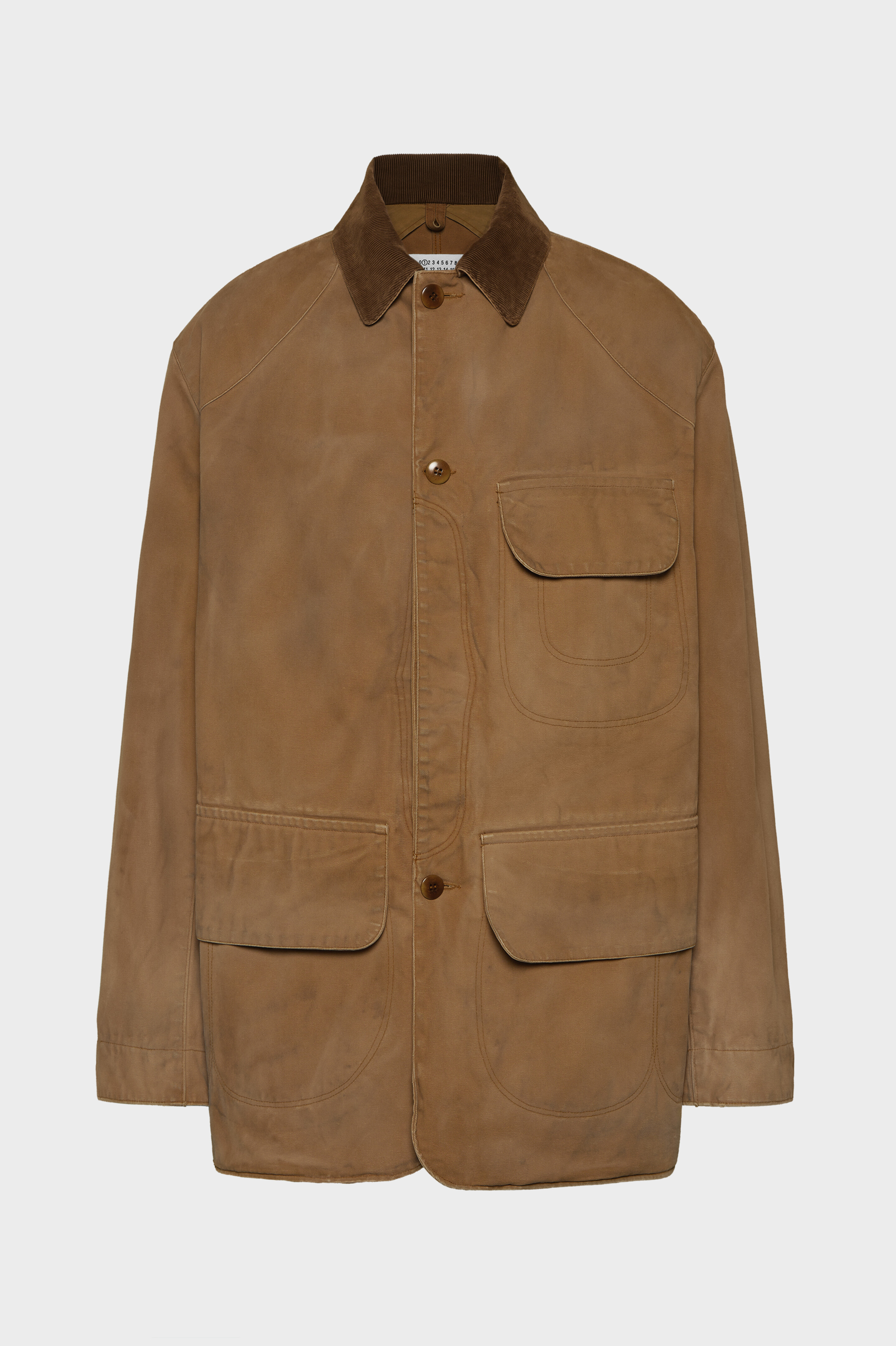 コーデュロイカラー ワックスコート