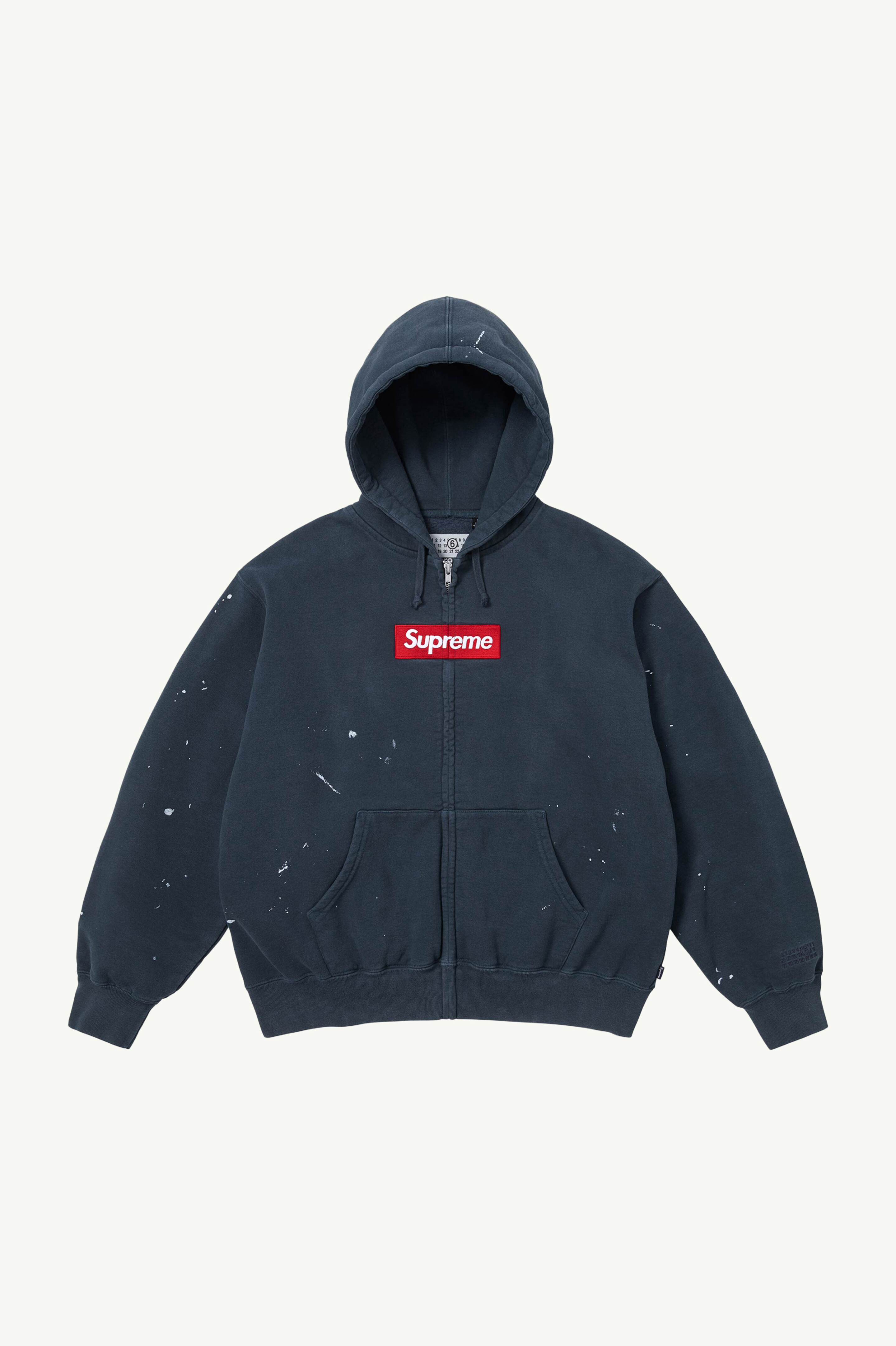 Supreme®/MM6 Maison Margiela Box Logo Zip Up Hooded Sweatshirt Supreme®/MM6 Maison Margiela Box Logo Zip Up Hooded Sweatshirt