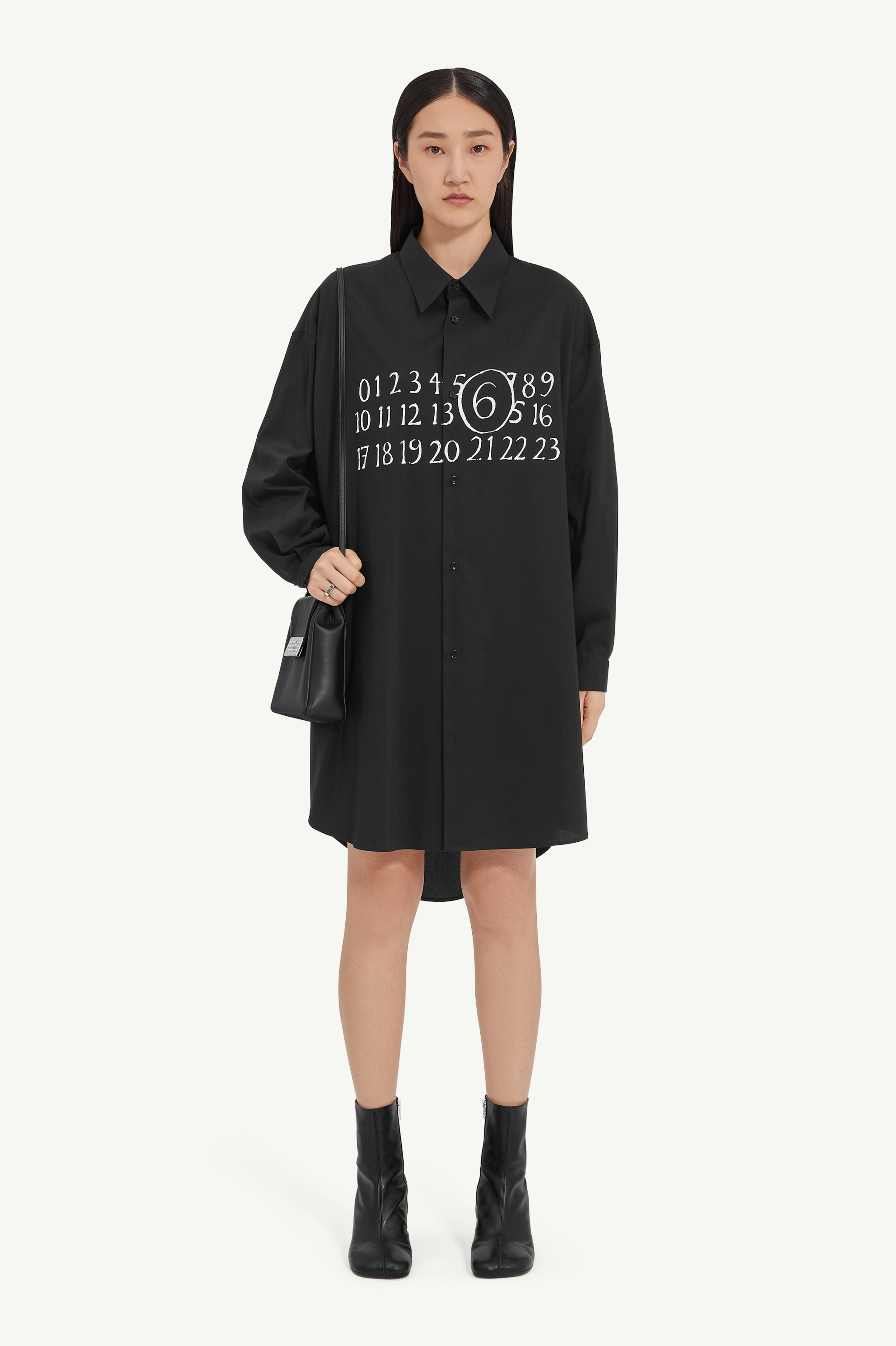 mm6 ニューメリックシャツドレス ニューメリックシャツドレス