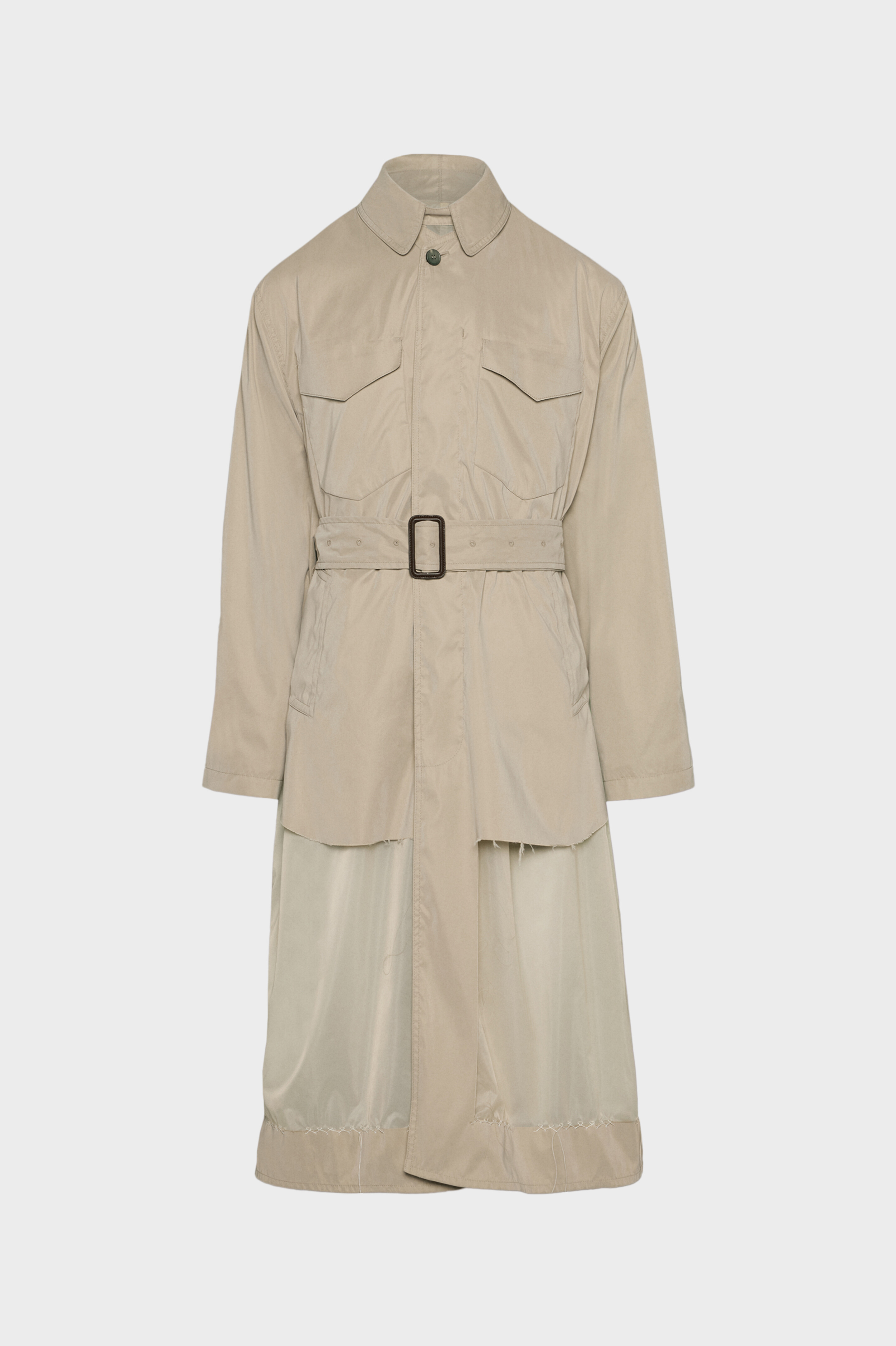 Sand Nylon Reversible Coat | Maison Margiela Sand Nylon Reversible Coat | Maison Margiela