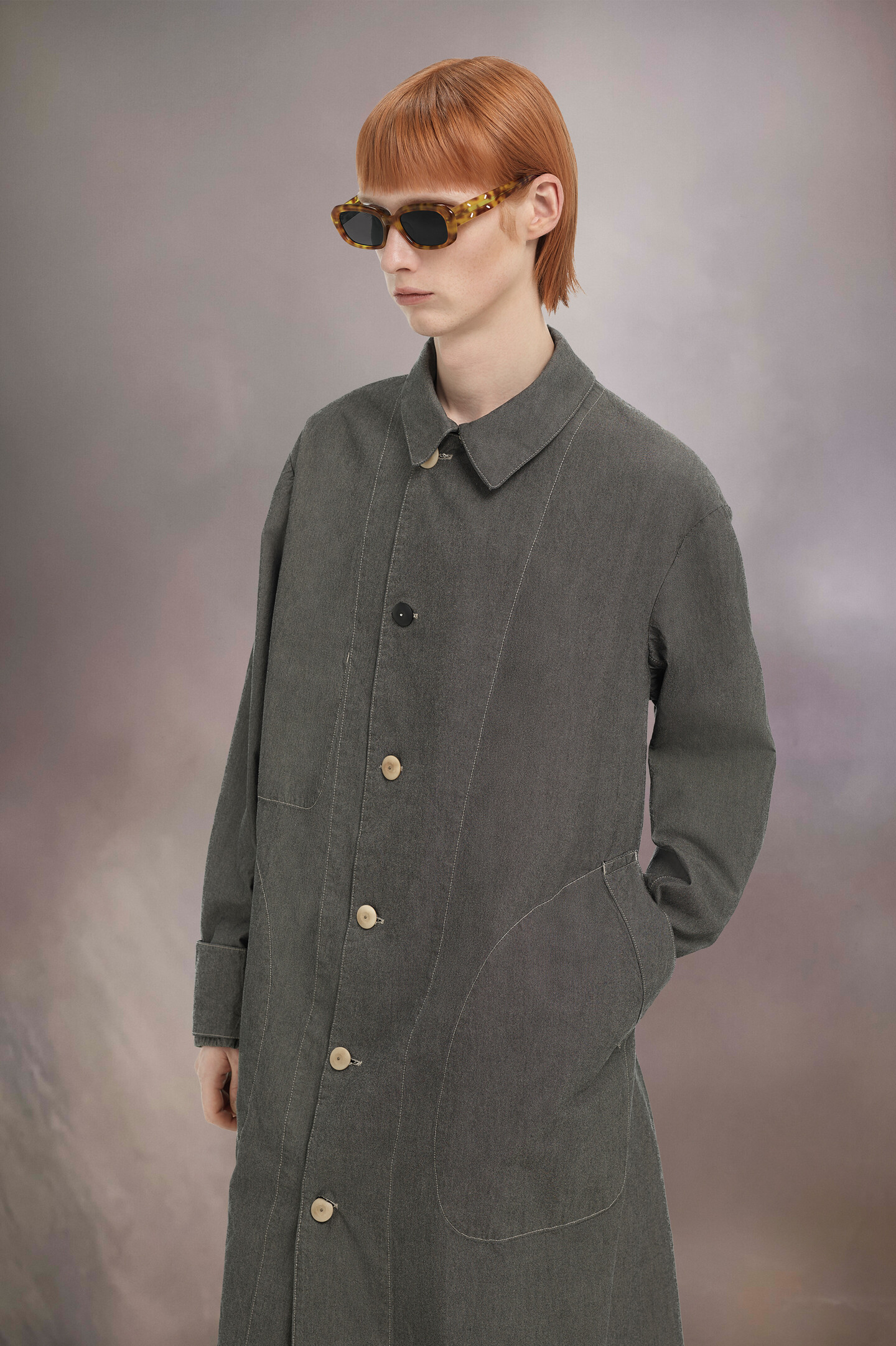 Leopard Rectangular Leopard Print Sunglasses x Gentle Monster