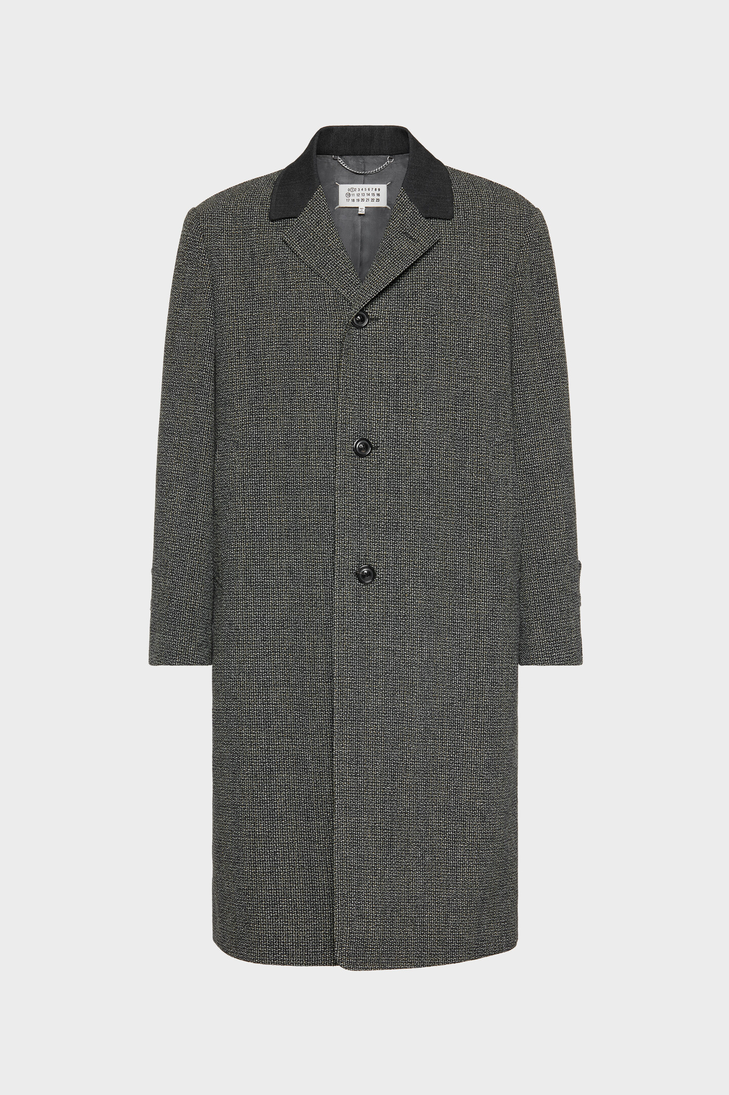 Men's Gray Wool Coat | Maison Margiela