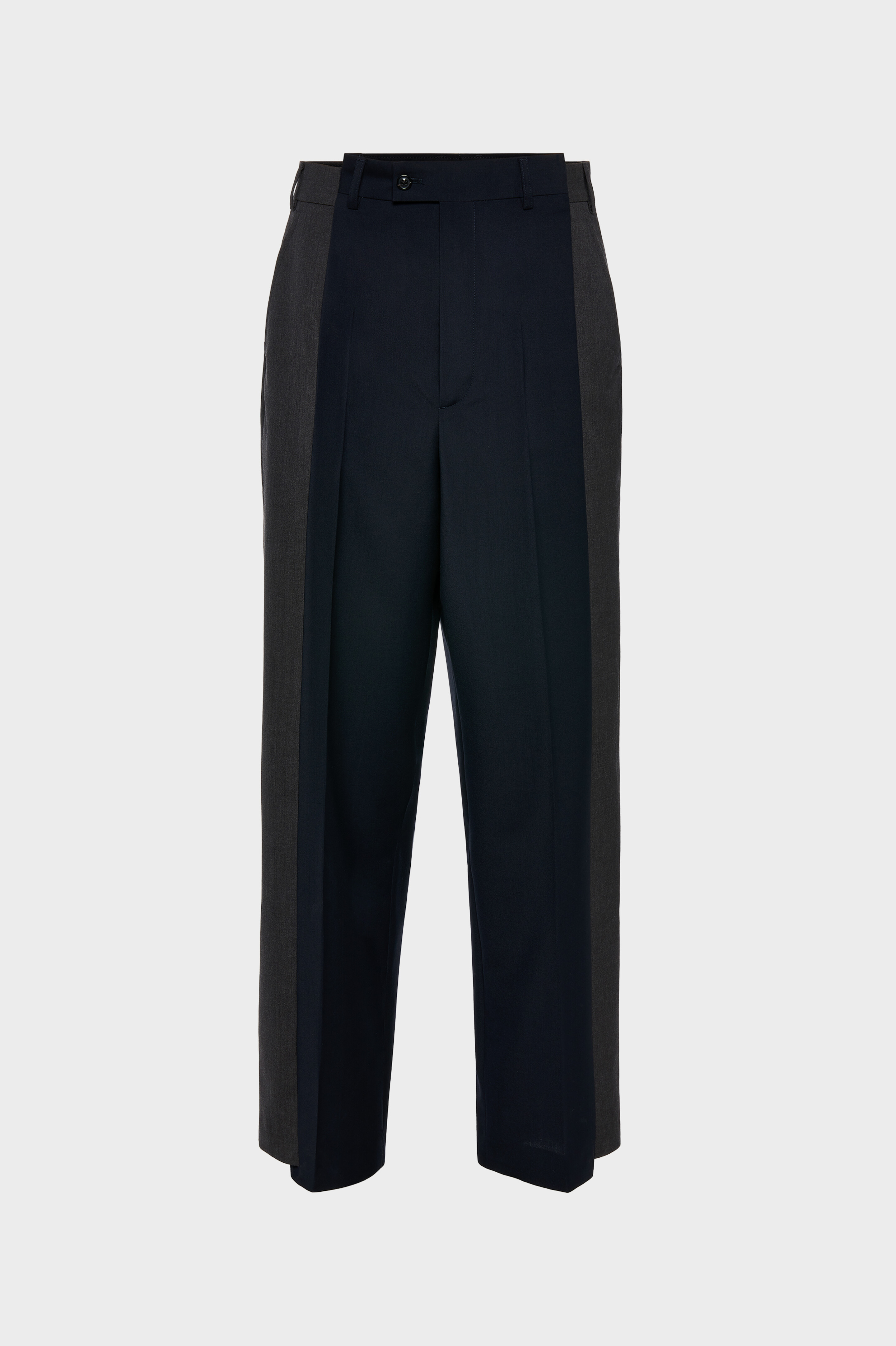 Two-Tone Wool Trousers