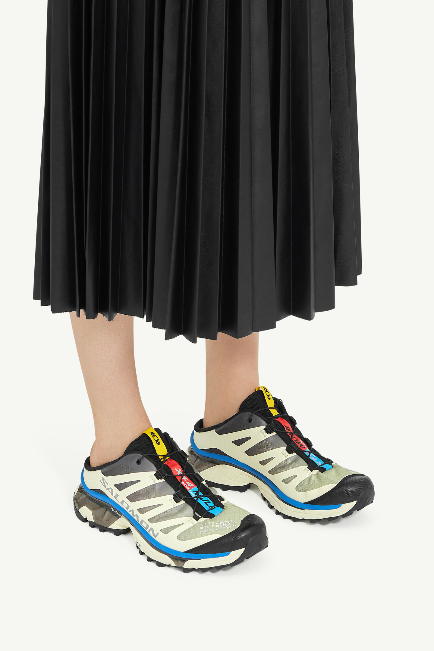 MM6 ミュール　35.5 Blue Polyester Sneaker Mules MM6 x Salomon | MM6