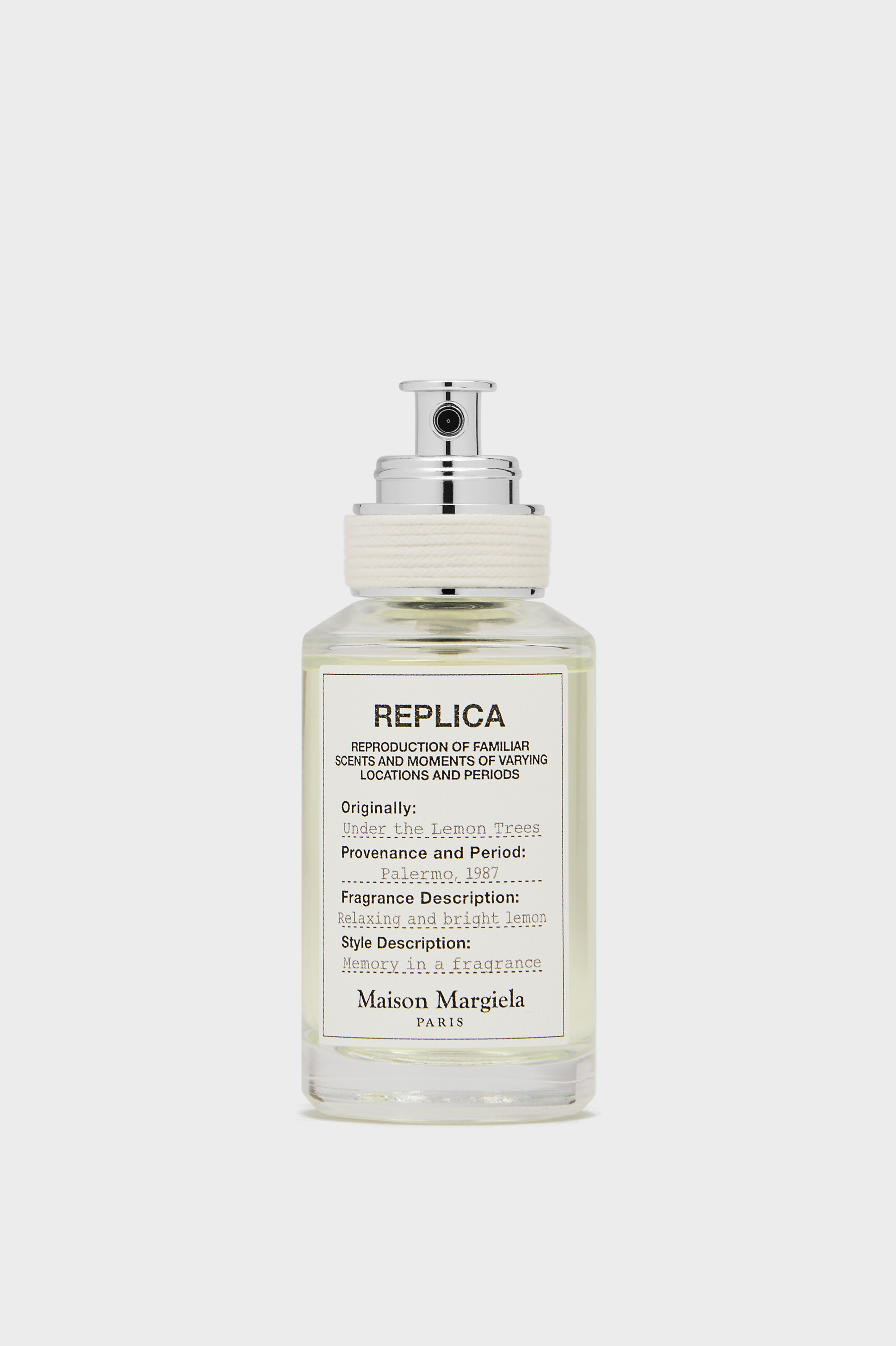香水(ユニセックス) under the lemon trees 30ml REPLICA Silver Replica Under the Lemon Tree eau de toilette 30ml | Maison
