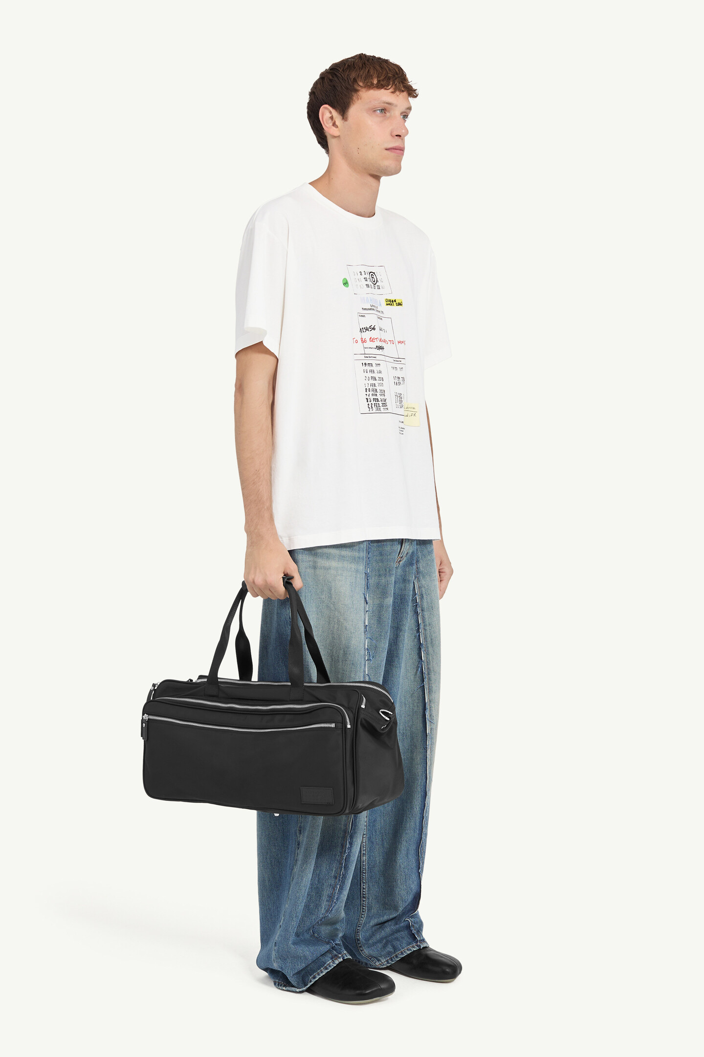 今季新作新品MM6ライブラリースタンプTシャツXL 完売定価以下