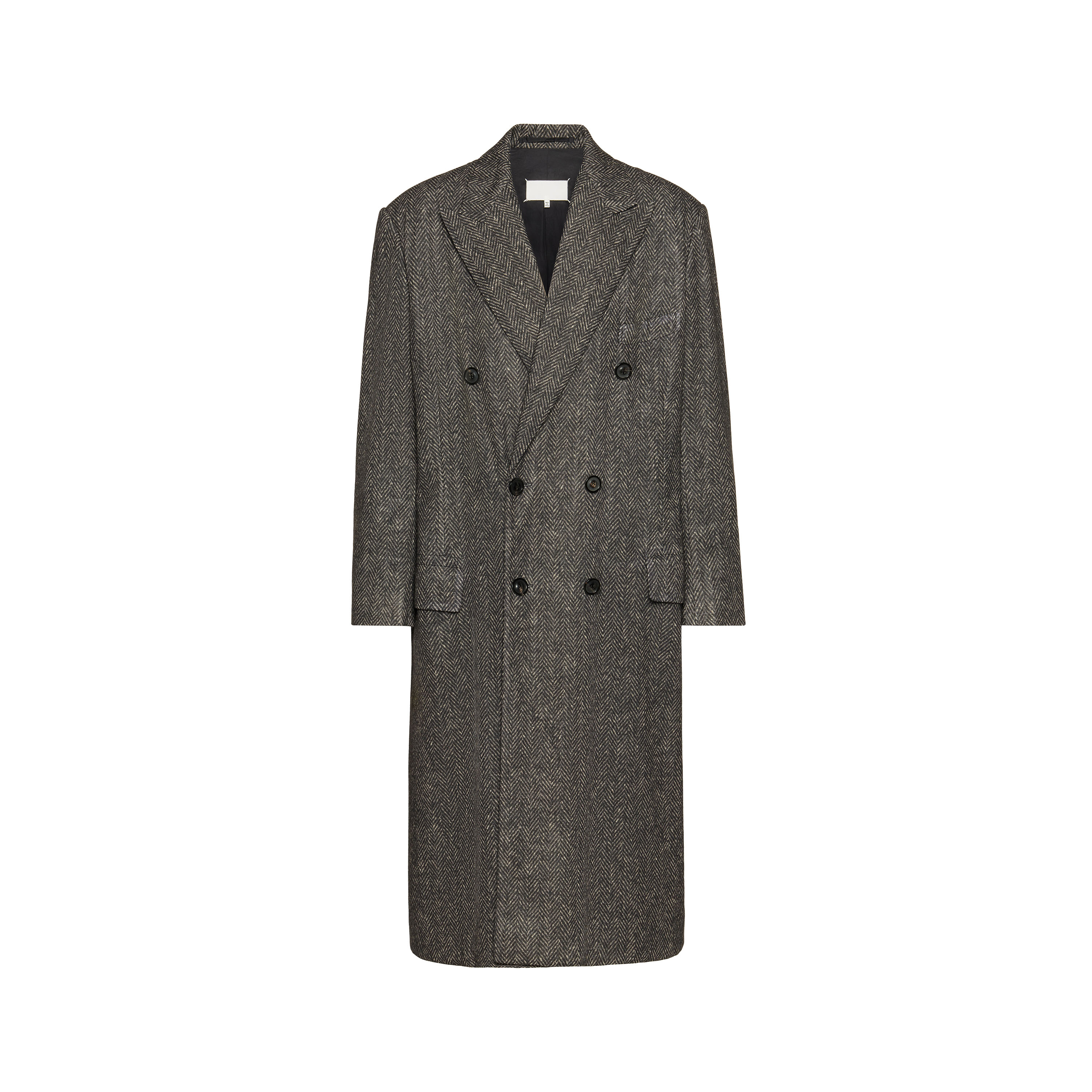 18AW メゾンマルジェラ ウール メルトン ダブルブレスト 12B コート S67AA0064_M35668_001S_shopping