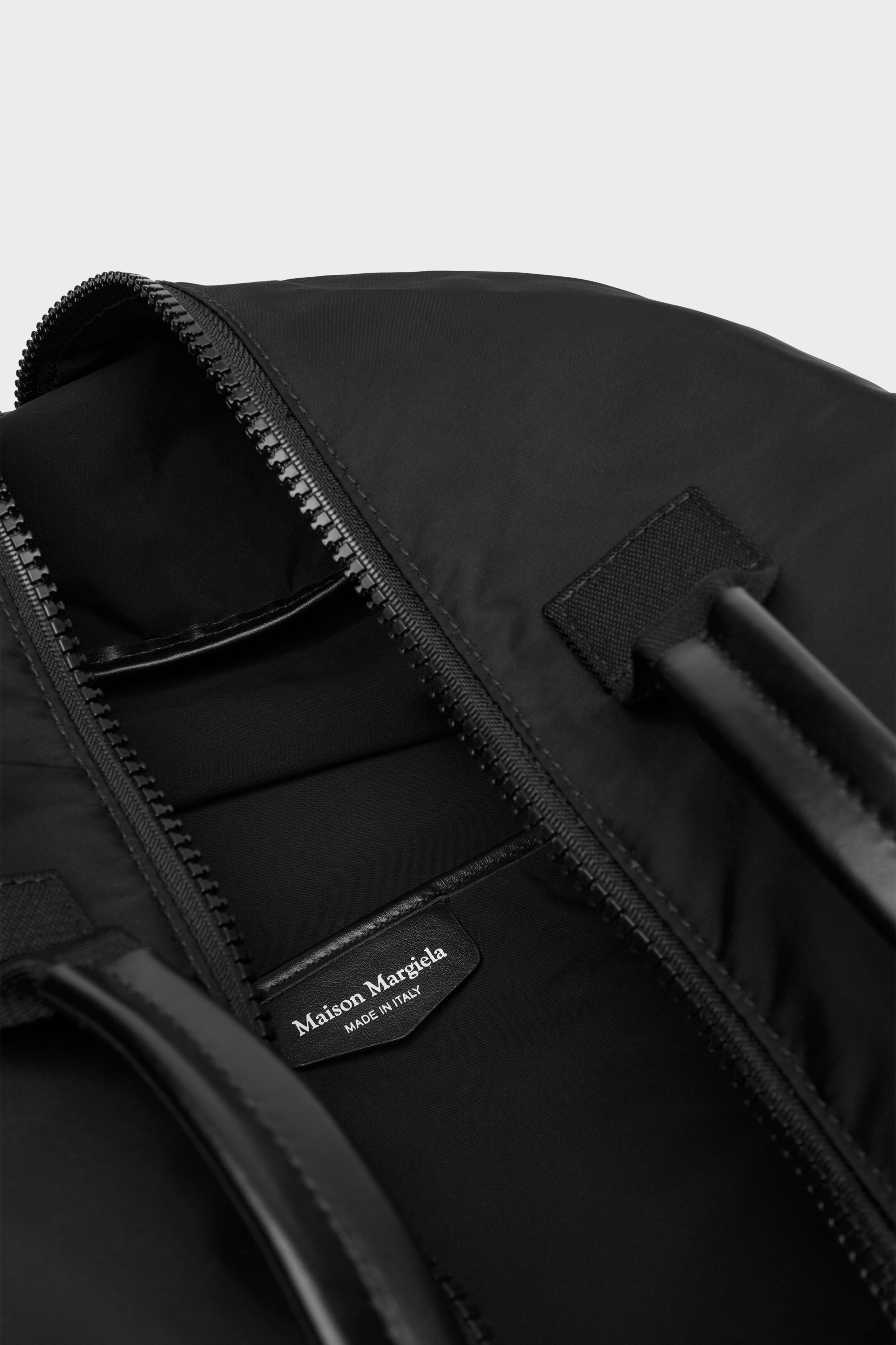 Black High Tech Weekender Backpack | Maison Margiela